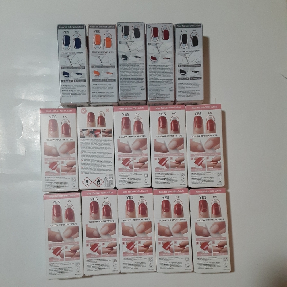 15 Packs, Press on nails with designs - Picture 3 of 4